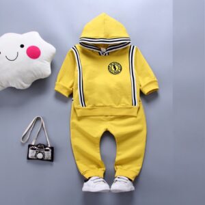 Winter Yellow Set Boys Dress